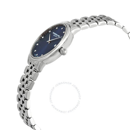 Raymond Weil, Toccata Quartz Diamond Blue Dial Ladies Watch