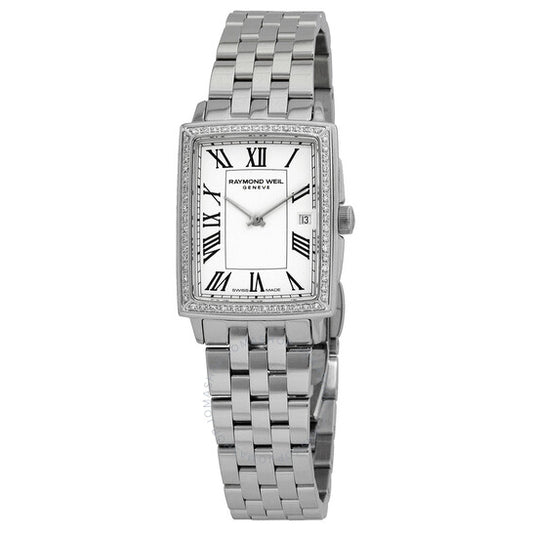 Raymond Weil, Toccata Quartz Diamond White Dial Ladies Watch 5925 -STS-00300