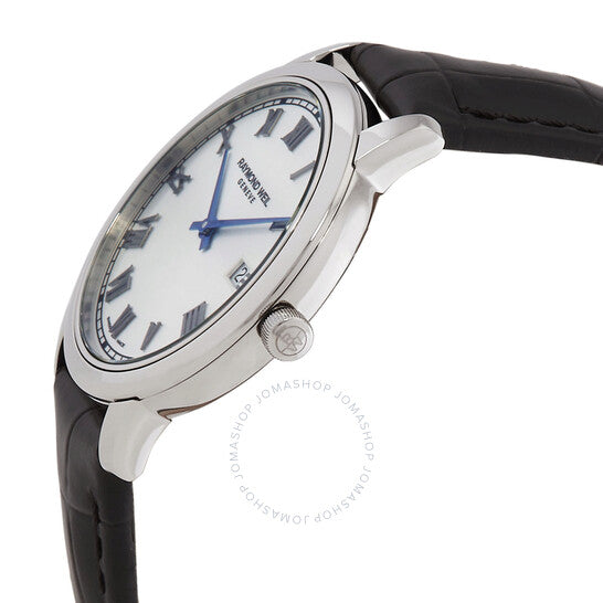 ساعة ريموند ويل توكاتا كوارتز بمينا فضية للنساء