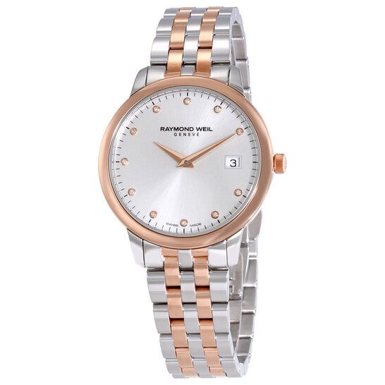 Raymond Weil, Toccata Silver Dial Two-tone Ladies Watch