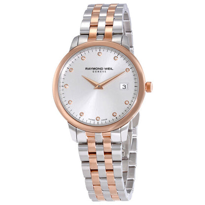 Raymond Weil, Toccata Silver Dial Two-tone Ladies Watch