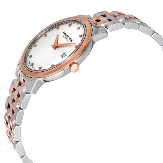Raymond Weil, Toccata Silver Dial Two-tone Ladies Watch