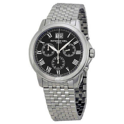 Raymond Weil, Tradition Chronograph Black Dial Men's Watch