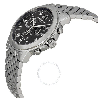 Raymond Weil, Tradition Chronograph Black Dial Men's Watch