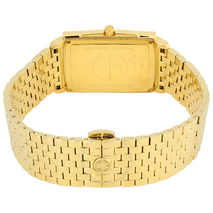 Raymond Weil, Tradition White Dial Gold PVD Men's Watch