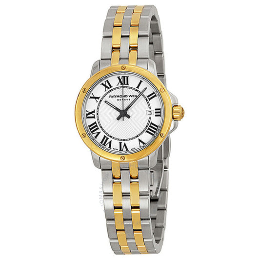 Raymond Weil, Tradition White Dial Stainless Steel Ladies Watch