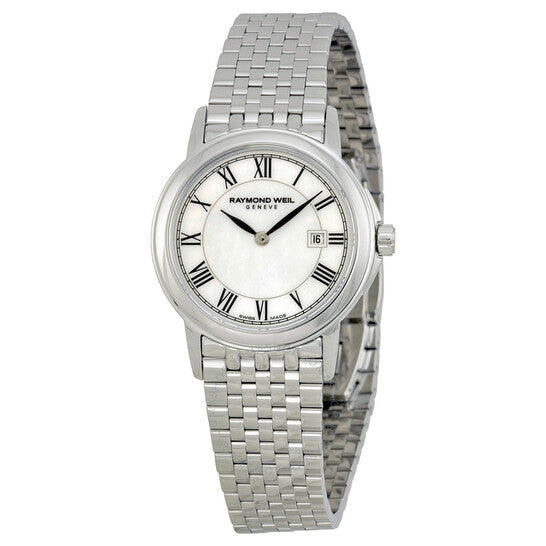 Raymond Weil, Tradition White Mother of Pearl Dial Ladies Watch