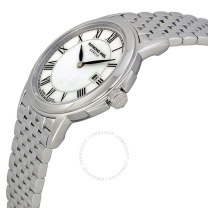 Raymond Weil, Tradition White Mother of Pearl Dial Ladies Watch