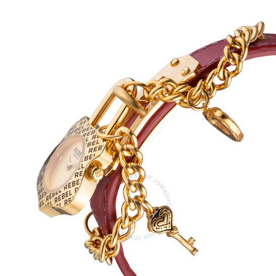 ساعة ريبيل سيجيت للسيدات بمينا ذهبي