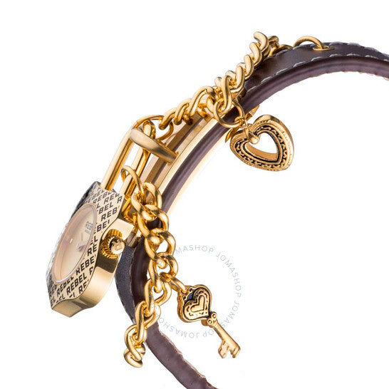 ساعة ريبيل سيجيت للسيدات بمينا ذهبي