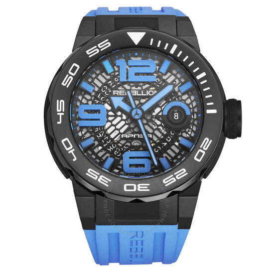 Rebellion, Predator Apnea Automatic Black Dial Men's Watch