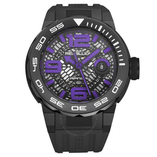Rebellion, Predator Apnea Automatic Black Dial Men's Watch
