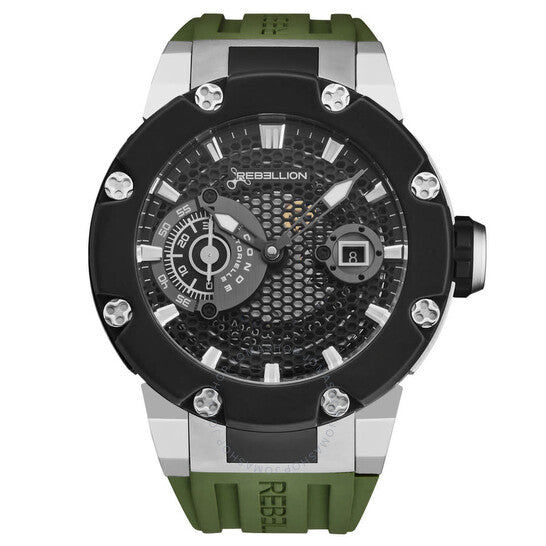 Rebellion, Predator Automatic Black Dial Men's Watch