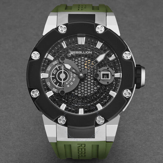 Rebellion, Predator Automatic Black Dial Men's Watch