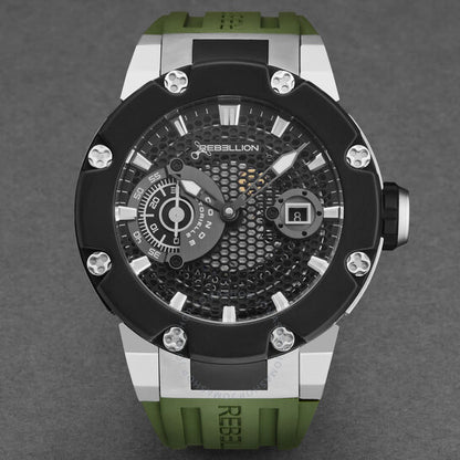 Rebellion, Predator Automatic Black Dial Men's Watch