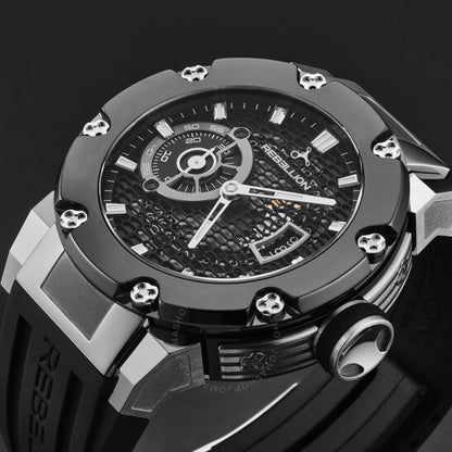 Rebellion, Predator Automatic Black Dial Men's Watch
