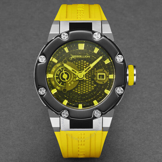 Rebellion, Predator Automatic Black Dial Men's Watch