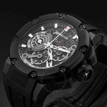 Rebellion, Predator Chronograph Automatic Black Dial Men's Watch