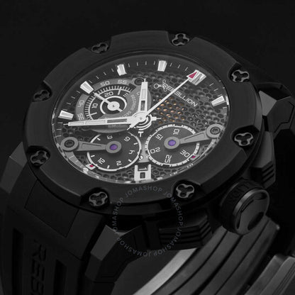 Rebellion, Predator Chronograph Automatic Black Dial Men's Watch