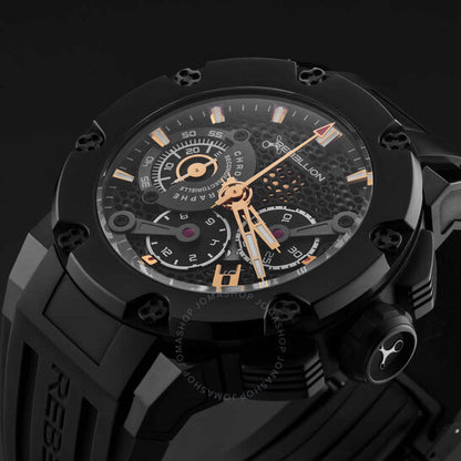 Rebellion, Predator Chronograph Automatic Black Dial Men's Watch
