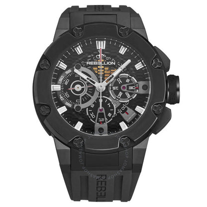 Rebellion, Predator Chronograph Automatic Black Dial Men's Watch