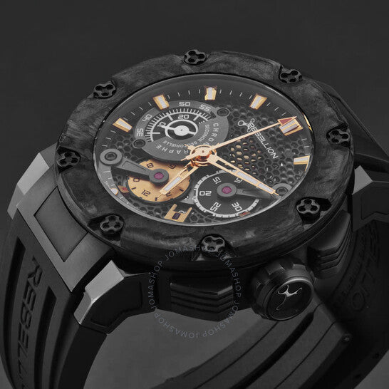 Rebellion, Predator Chronograph Automatic Black Dial Men's Watch