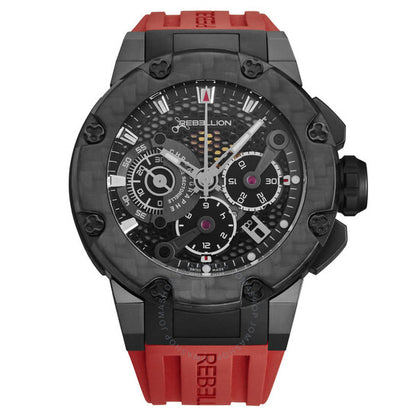 Rebellion, Predator Chronograph Automatic Black Dial Men's Watch