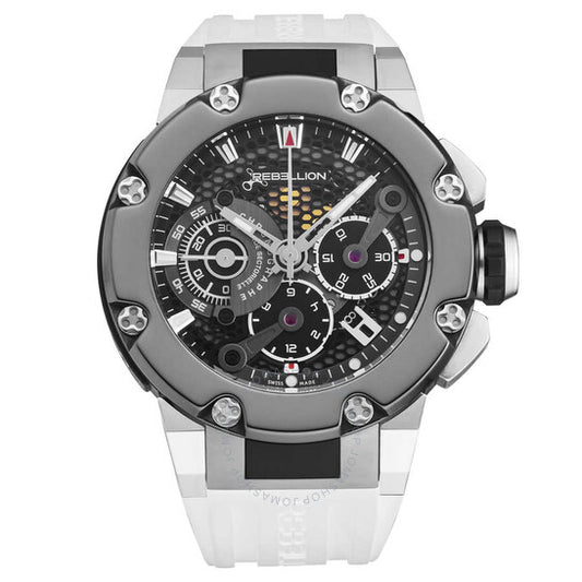 Rebellion, Predator Chronograph Automatic Black Dial Men's Watch