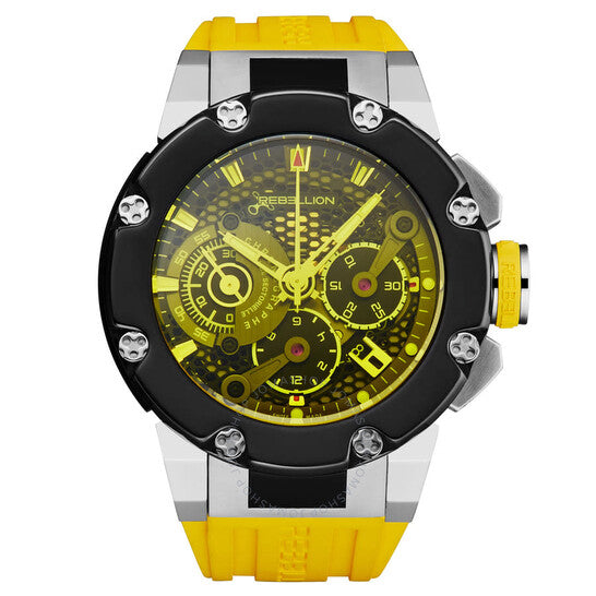 Rebellion, Predator Chronograph Automatic Black Dial Men's Watch