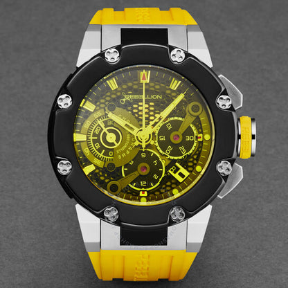 Rebellion, Predator Chronograph Automatic Black Dial Men's Watch