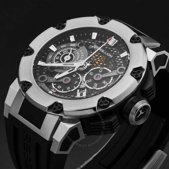 Rebellion, Predator Chronograph Automatic Black Dial Men's Watch