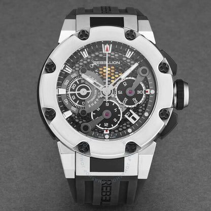 Rebellion, Predator Chronograph Automatic Black Dial Men's Watch
