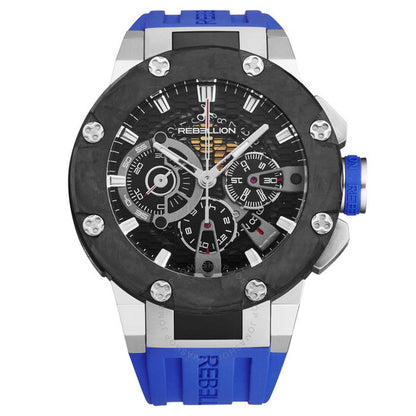 Rebellion, Predator Chronograph Automatic Black Dial Men's Watch