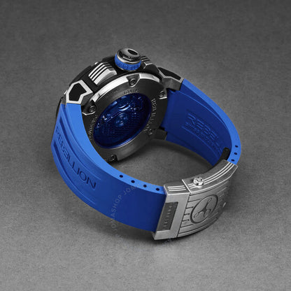 Rebellion, Predator Chronograph Automatic Black Dial Men's Watch