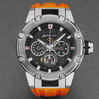 Rebellion, Predator Chronograph Automatic Black Dial Men's Watch