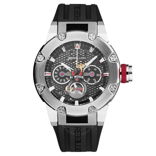 Rebellion, Predator Chronograph Automatic Black Dial Men's Watch