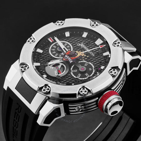Rebellion, Predator Chronograph Automatic Black Dial Men's Watch