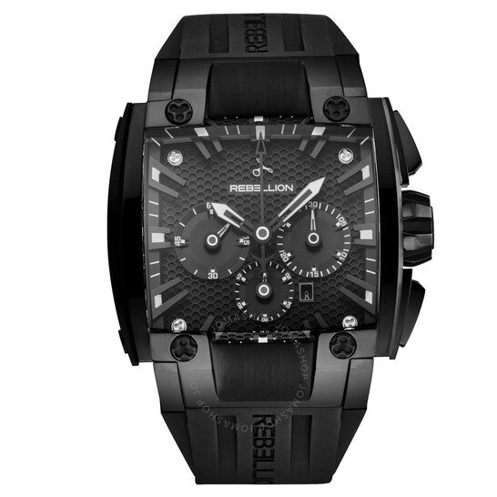 Rebellion, Re1 2.0 Chronograph Automatic Black Dial Men's Watch
