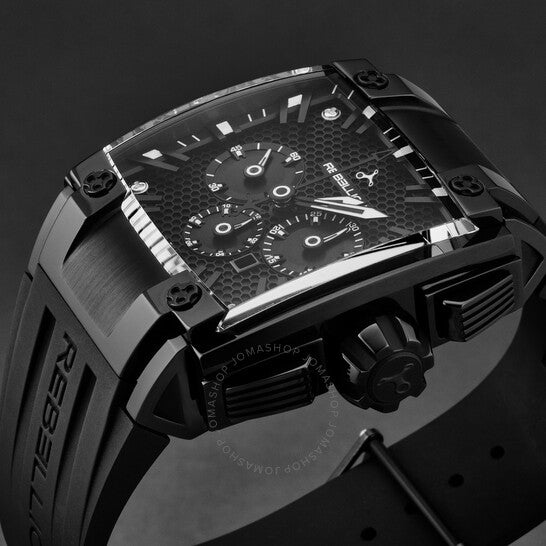 Rebellion, Re1 2.0 Chronograph Automatic Black Dial Men's Watch