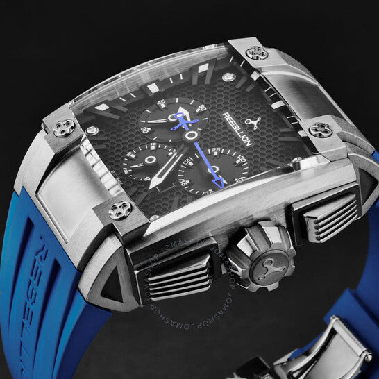 Rebellion, Re1 2.0 Chronograph Automatic Black Dial Men's Watch