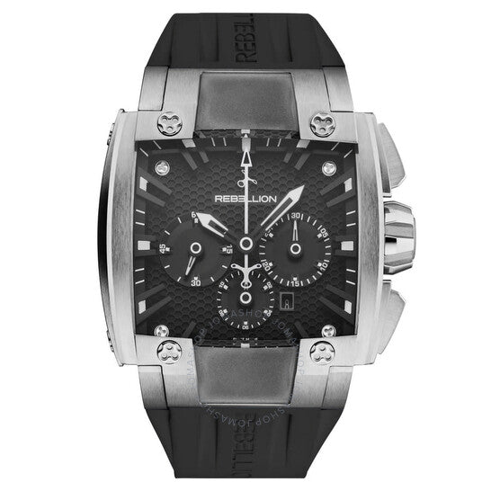 Rebellion, Re1 2.0 Chronograph Automatic Black Dial Men's Watch