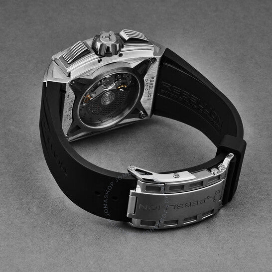 Rebellion, Re1 2.0 Chronograph Automatic Black Dial Men's Watch