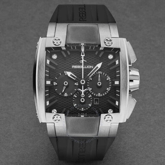 Rebellion, Re1 2.0 Chronograph Automatic Black Dial Men's Watch