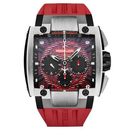 Rebellion, Re1 2.0 Chronograph Automatic Black Dial Men's Watch