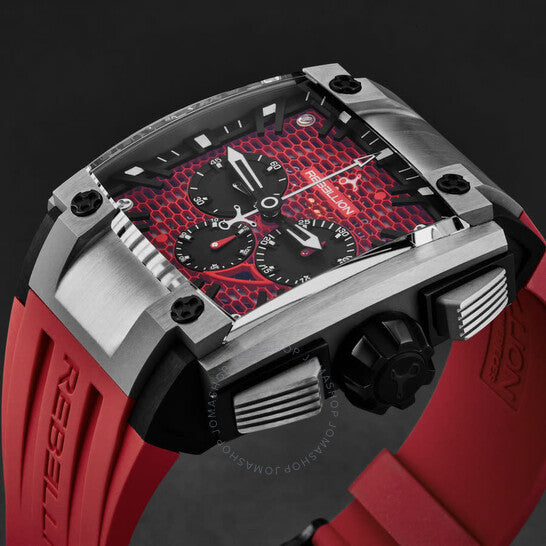Rebellion, Re1 2.0 Chronograph Automatic Black Dial Men's Watch