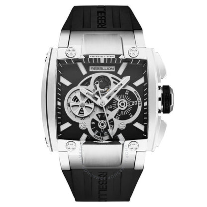 ساعة ريبيليون، Re1 كرونوغراف أوتوماتيكية للرجال بمينا أسود