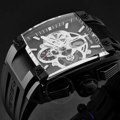 ساعة ريبيليون، Re1 كرونوغراف أوتوماتيكية للرجال بمينا أسود