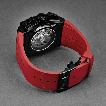 ساعة ريبيليون، كرونوغراف أوتوماتيكية للرجال، مينا حمراء، طراز Re1