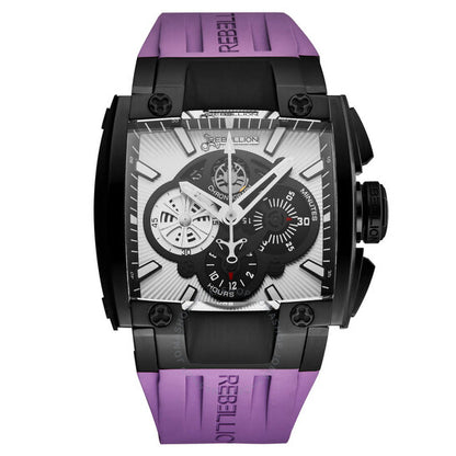 ساعة ريبيليون، Re1 كرونوغراف أوتوماتيكية للرجال بمينا أبيض