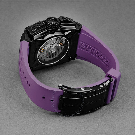 ساعة ريبيليون، Re1 كرونوغراف أوتوماتيكية للرجال بمينا أبيض